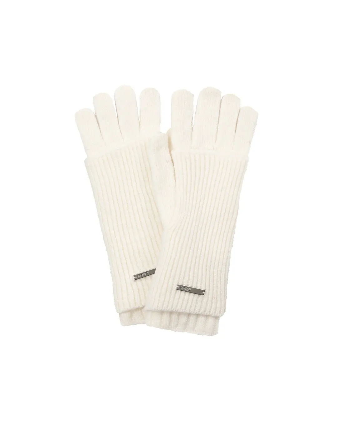 미세키서울 Layered fingerhole knit gloves IVORY 상품 이미지 1