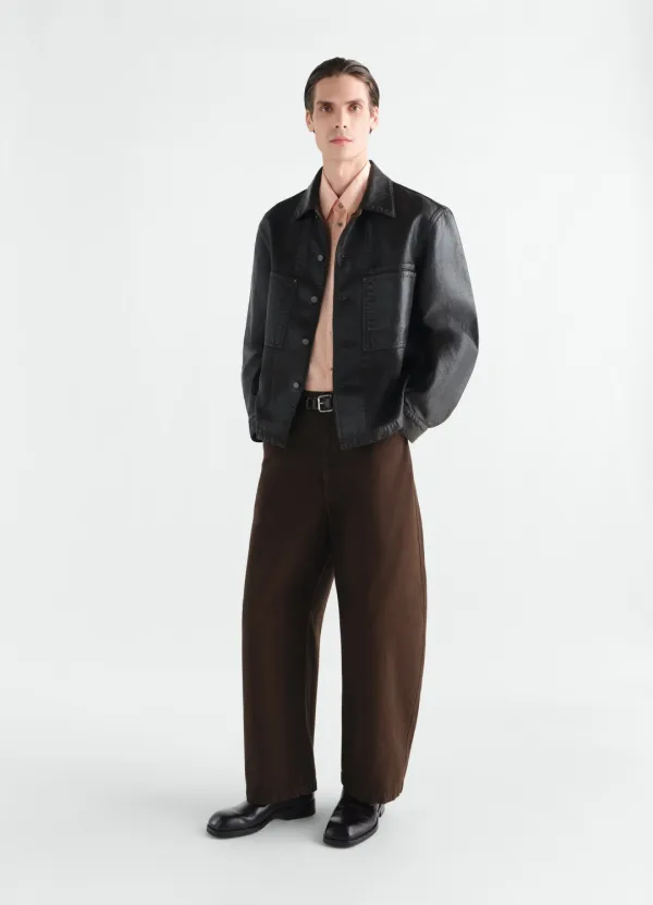 OVERSIZED WORKWEAR PANTS IN HEAVY GARMENT-DYED BROKEN TWILL