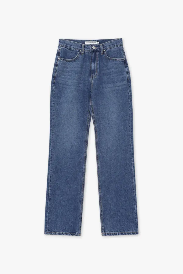 MOSS FIT DENIM PANTS, INDIGO