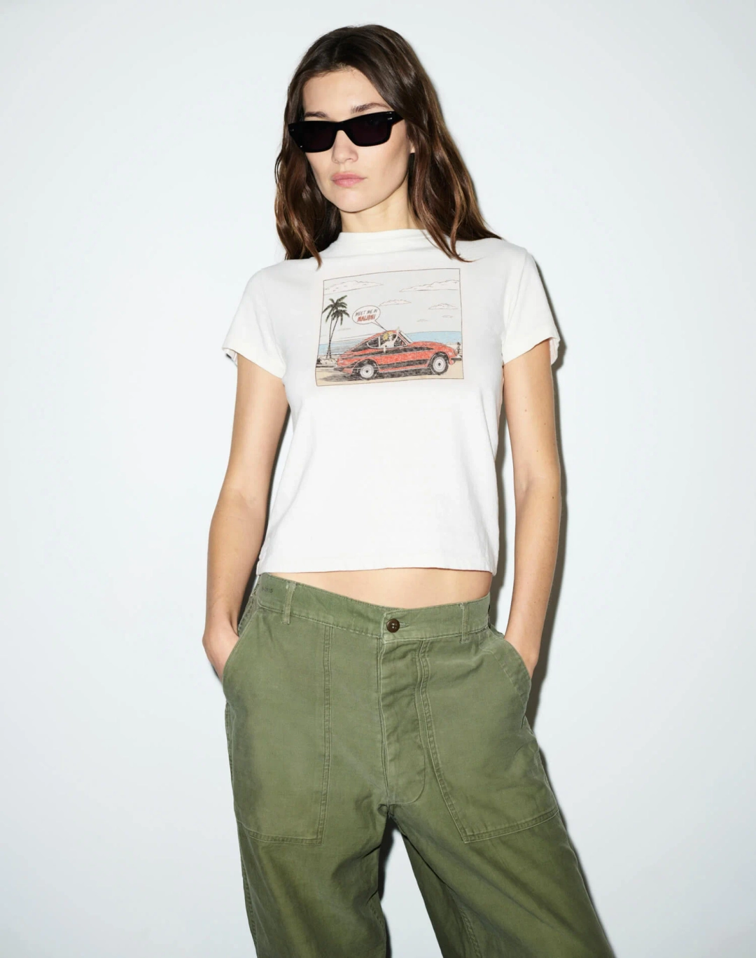 리던 Classic Tee Malibu Car - Vintage White 상품 이미지 2