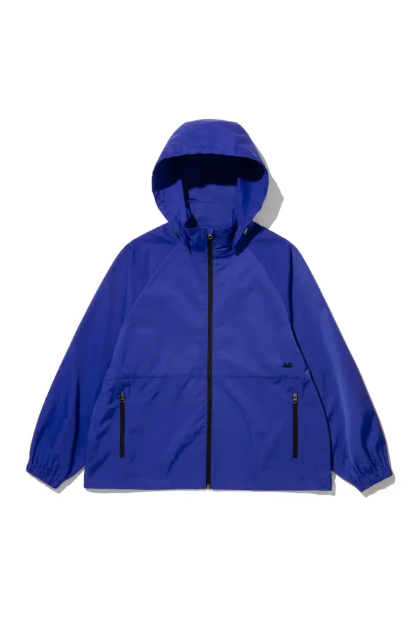 [연지 착용] Zip-up Hoody Nylon Jacket Blue