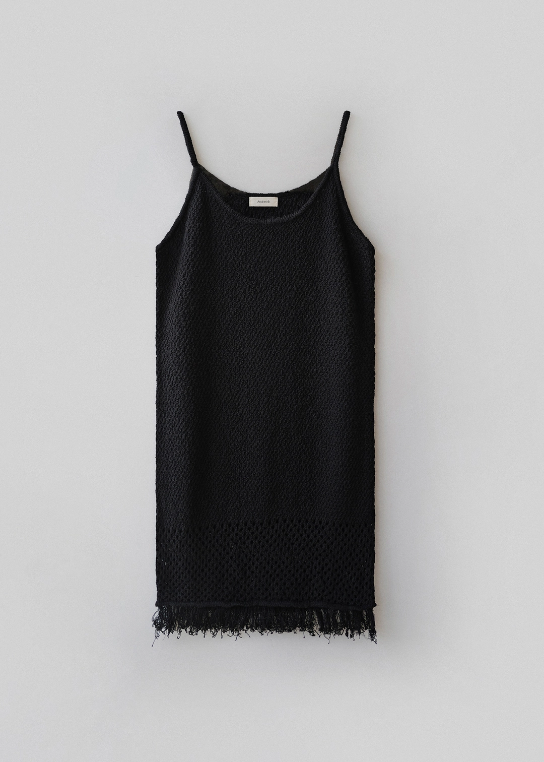 앤니즈 Luna fringe knit dress (black) 상품 이미지 3