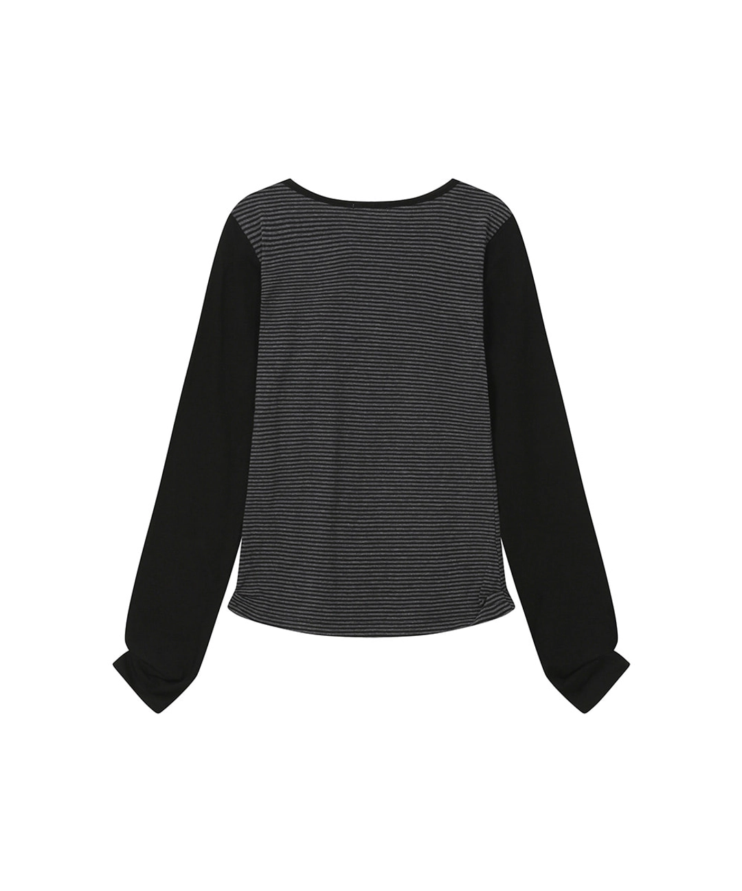 미세키서울 Henley neck long sleeves STRIPE 상품 이미지 3