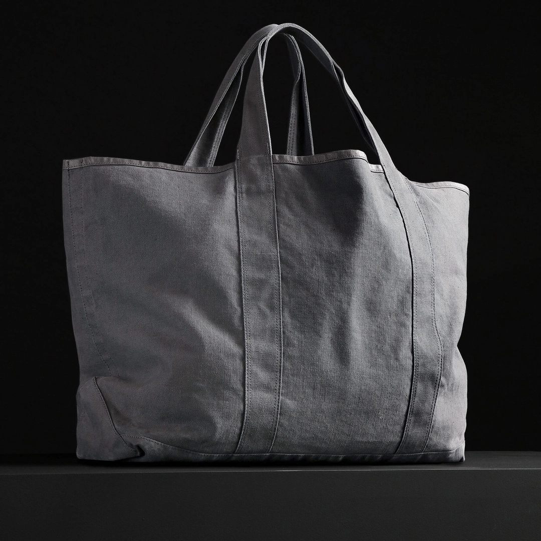 제임스펄스 Large Canvas Tote - Silver 상품 이미지 2