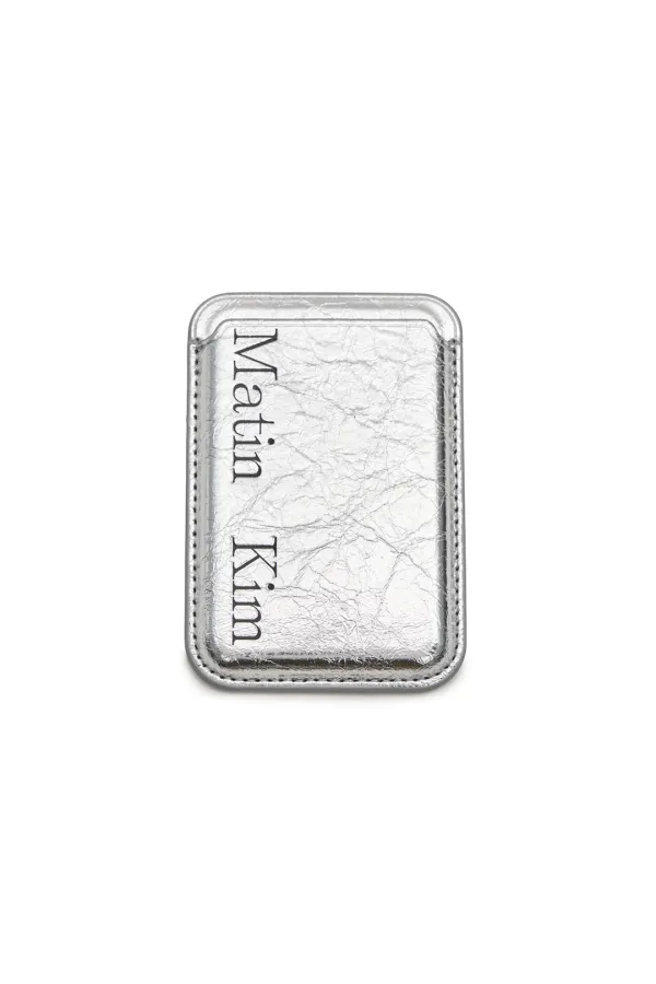 MATIN MAGNETIC CARD WALLET IN SILVER