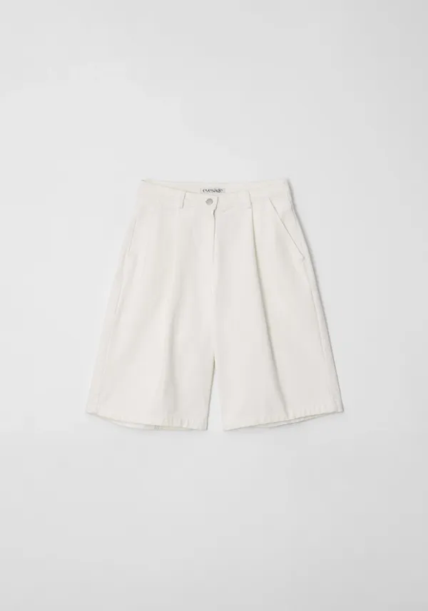 Basic bermuda pants (Ivory)