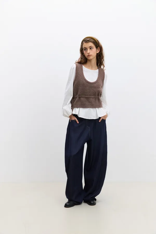 Ver Sweater Vest / Brown