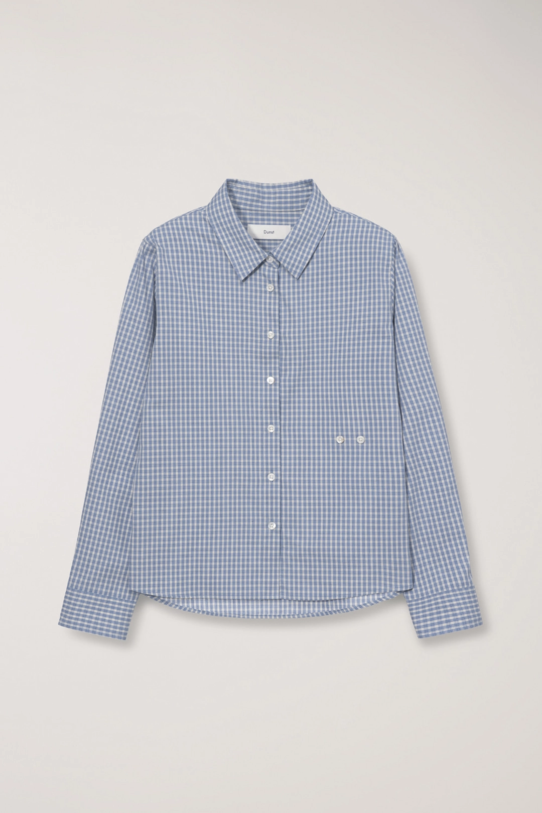 던스트 2-WAY ESSENTIAL CHECKED SHIRT BLUE CHECK_UDSH6A203B2 상품 이미지 1
