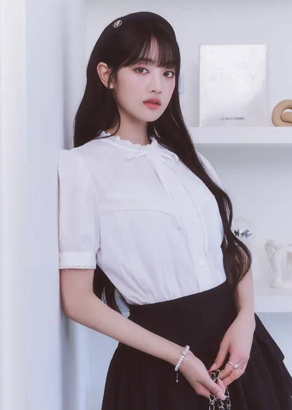 ANC FRENCH FRILL BLOUSE_WHITE