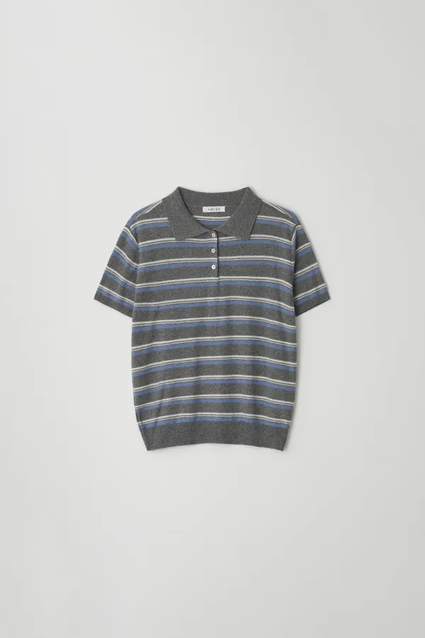 [6th] Noa Stripe Collar Knit