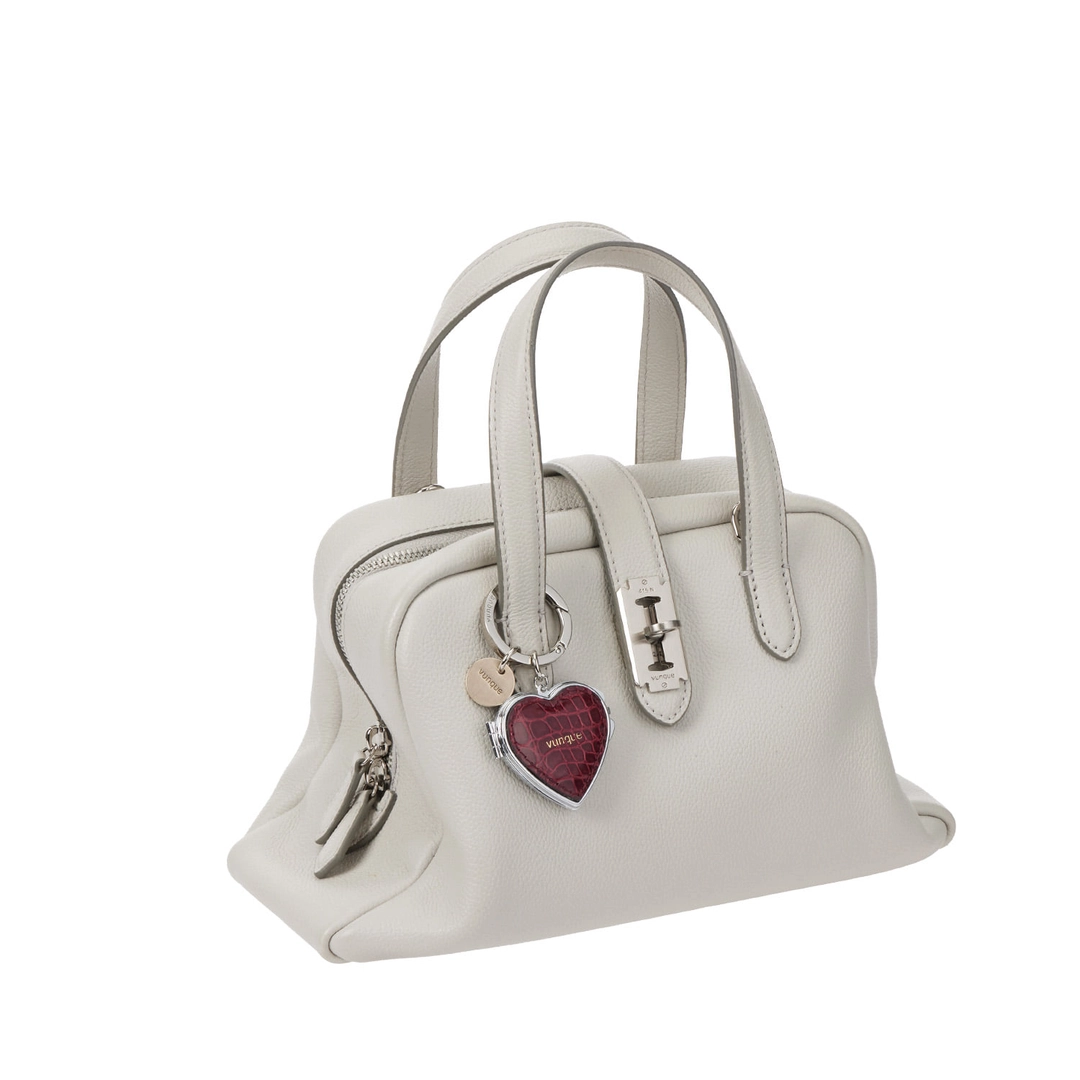 분크 Ecllat Heart Pocket Mirror Charm (에끌라 하트 포켓 미러 참) Burgundy 상품 이미지 2
