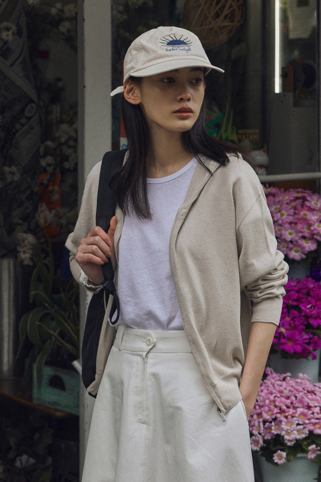 세이지먼트 LEAH WHOLEGARMENT KNIT HOOD ZIPUP_GRAY 상품 이미지 2