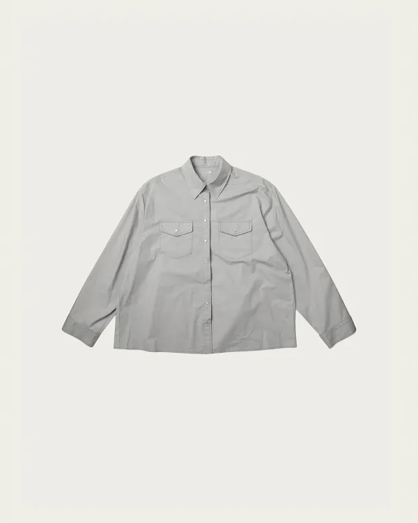 (2차) Boni Cotton Shirt - Gray