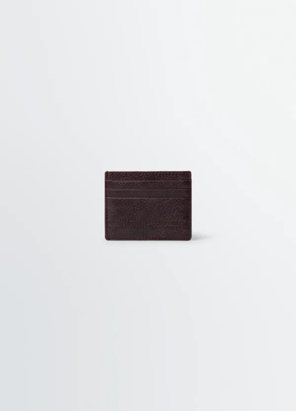 GEAR CARD HOLDER IN LEATHER