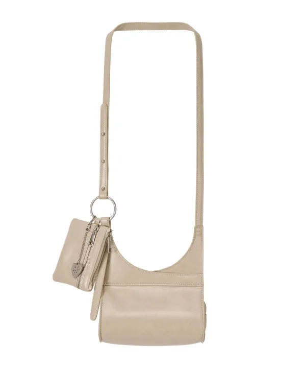 Glaze Mini Cross Bag & Card Wallet Set-Cream