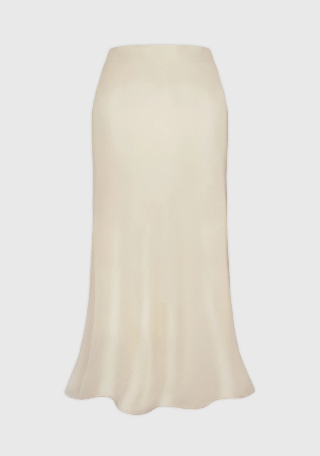 아상 2nd) Rouje Satin Flared Skirt Champagne Gold 상품 이미지 1