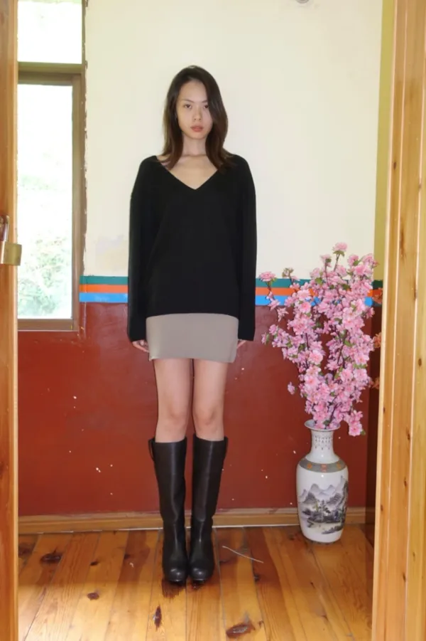 Ri Mini Skirt_Brown