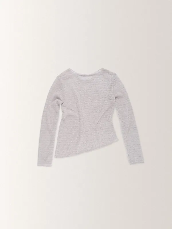 BOHEMIAN SNAP TOP  [ GRAY ]