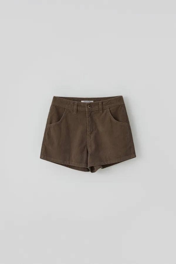 T/T Basic corduroy shorts (brown)
