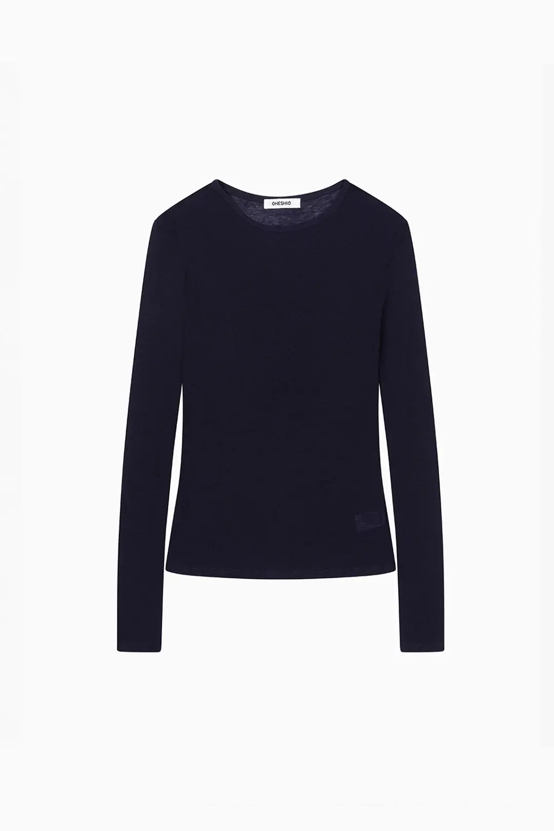 오헤시오 BASIC LONG T-SHIRT, NAVY 상품 이미지 1