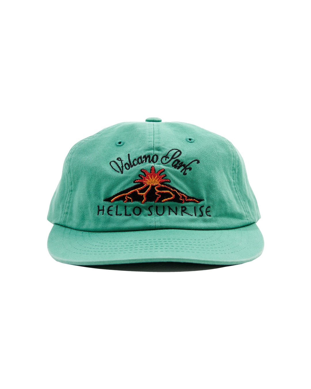 헬로선라이즈 Volcano Logo Relaxed Fit 6P Cap_Emerald Green 상품 이미지 2