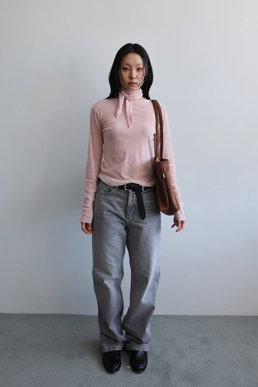 아딧 Scarf matching tee_pink 상품 이미지 1