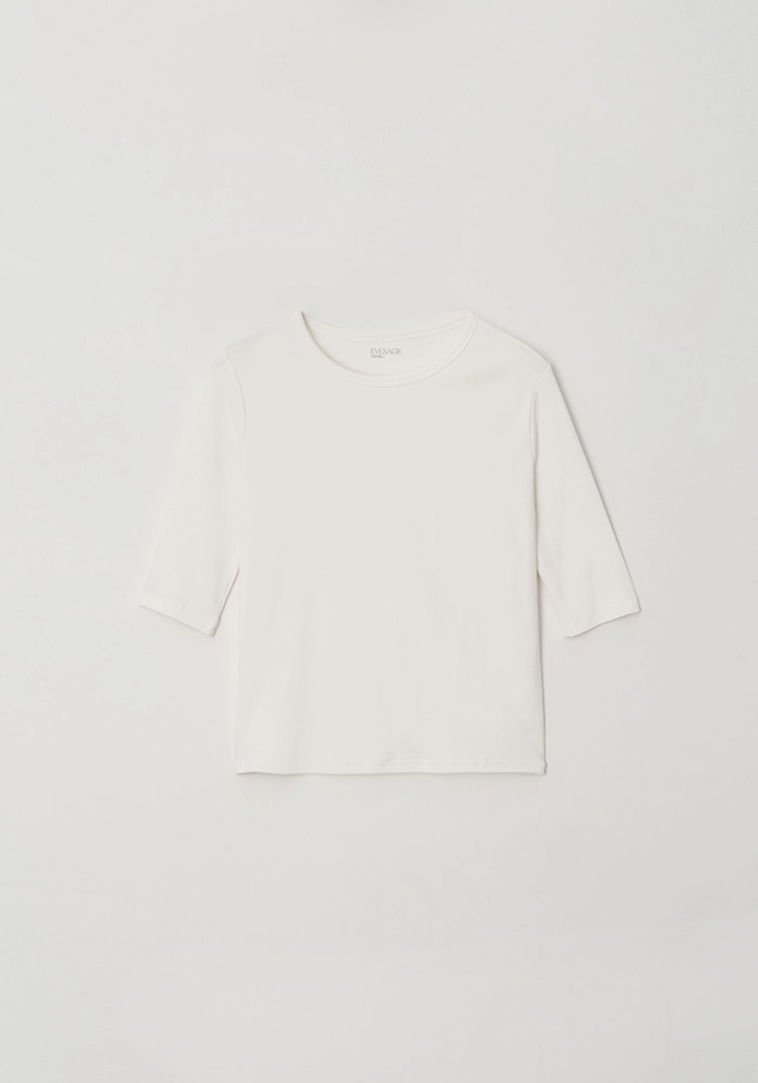이브세이지 Regular span half tee (Ivory) 상품 이미지 1
