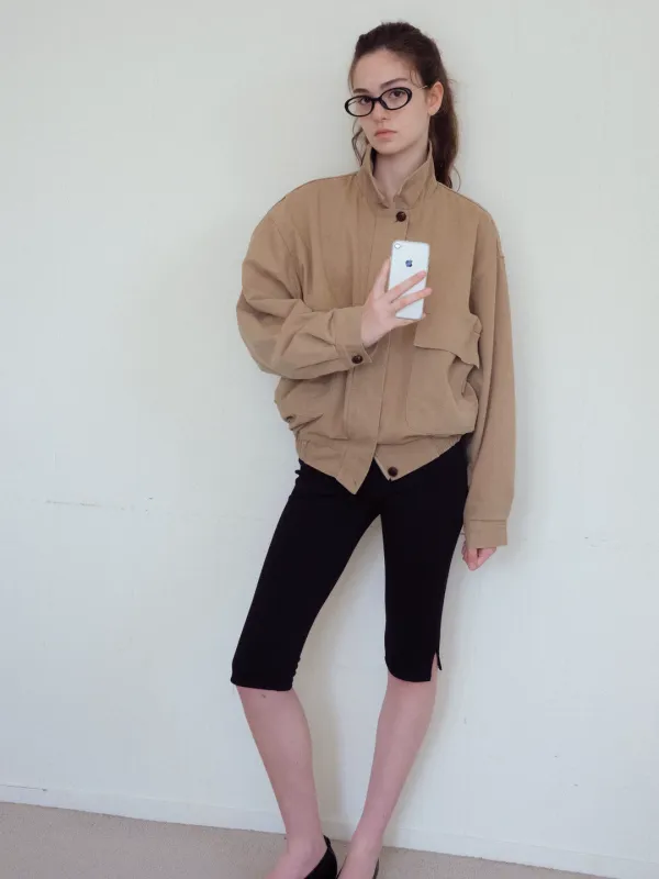 90s garment washing jumper (biscuit)