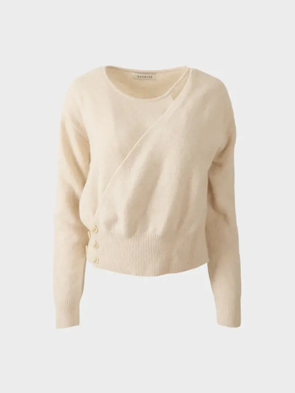 [여울 착용] CASHMERE LAYERED KNIT_5COLOR