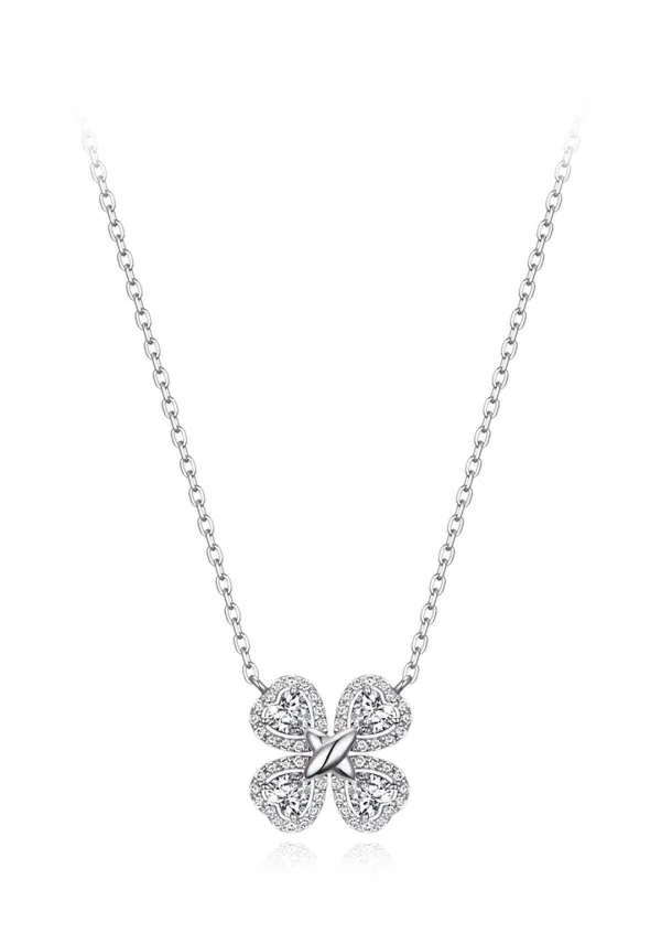 [G] 0.1CT Halo Clover N
