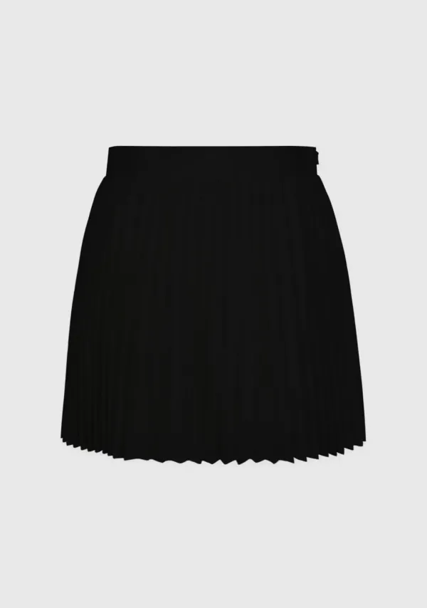 2nd) Liz Pleated Mini Skirt Black