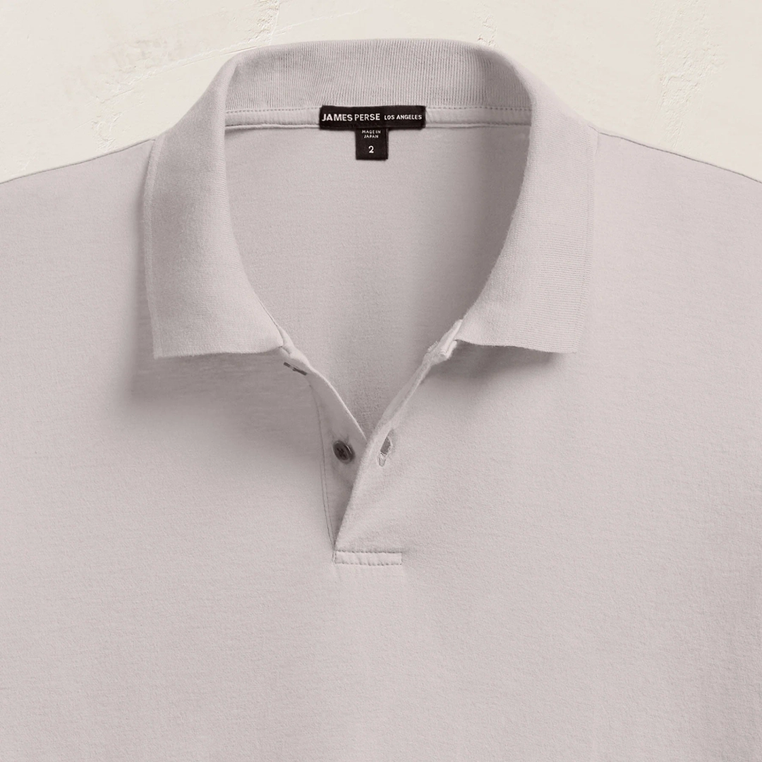 제임스펄스 Luxe Lotus Jersey Polo - Silver 상품 이미지 2