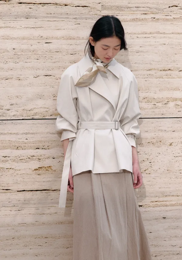 Fanny Half Trench Jacket (Mood Cream)