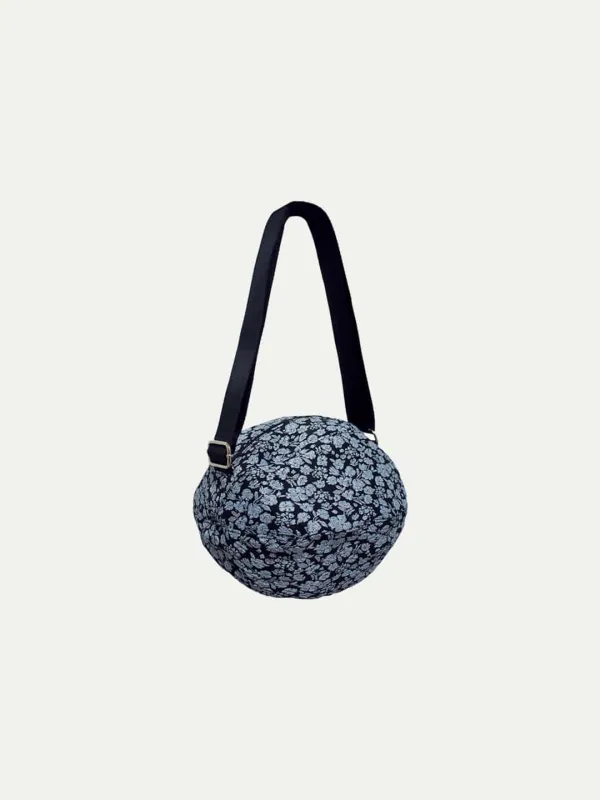 JACQUARD PUMPKIN BAG IVY BLUE