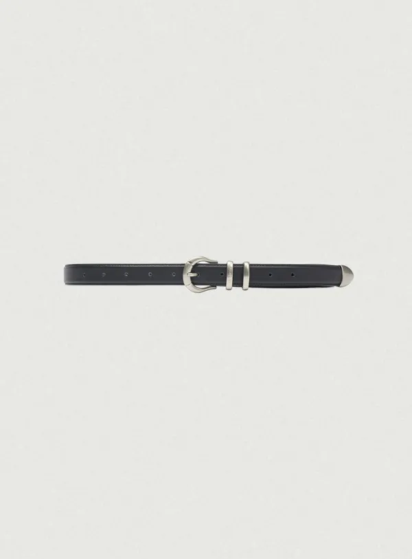 Western Cowhide Leather Belt