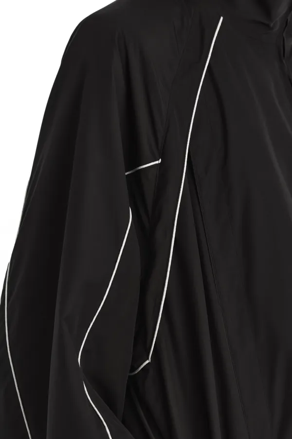 Contrast Piping Set-Up Track Jumper [ Black ]