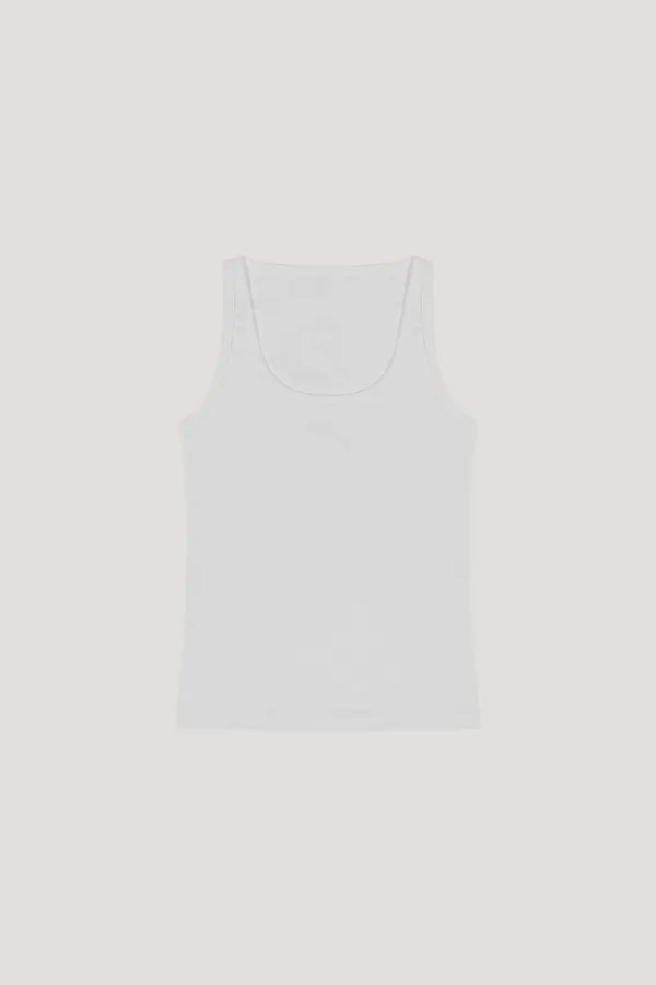 [L/V] Cover Rib Tank (white)