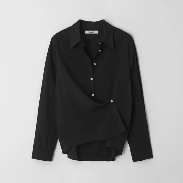 Ena Sheer Stripe Shirts_3Color