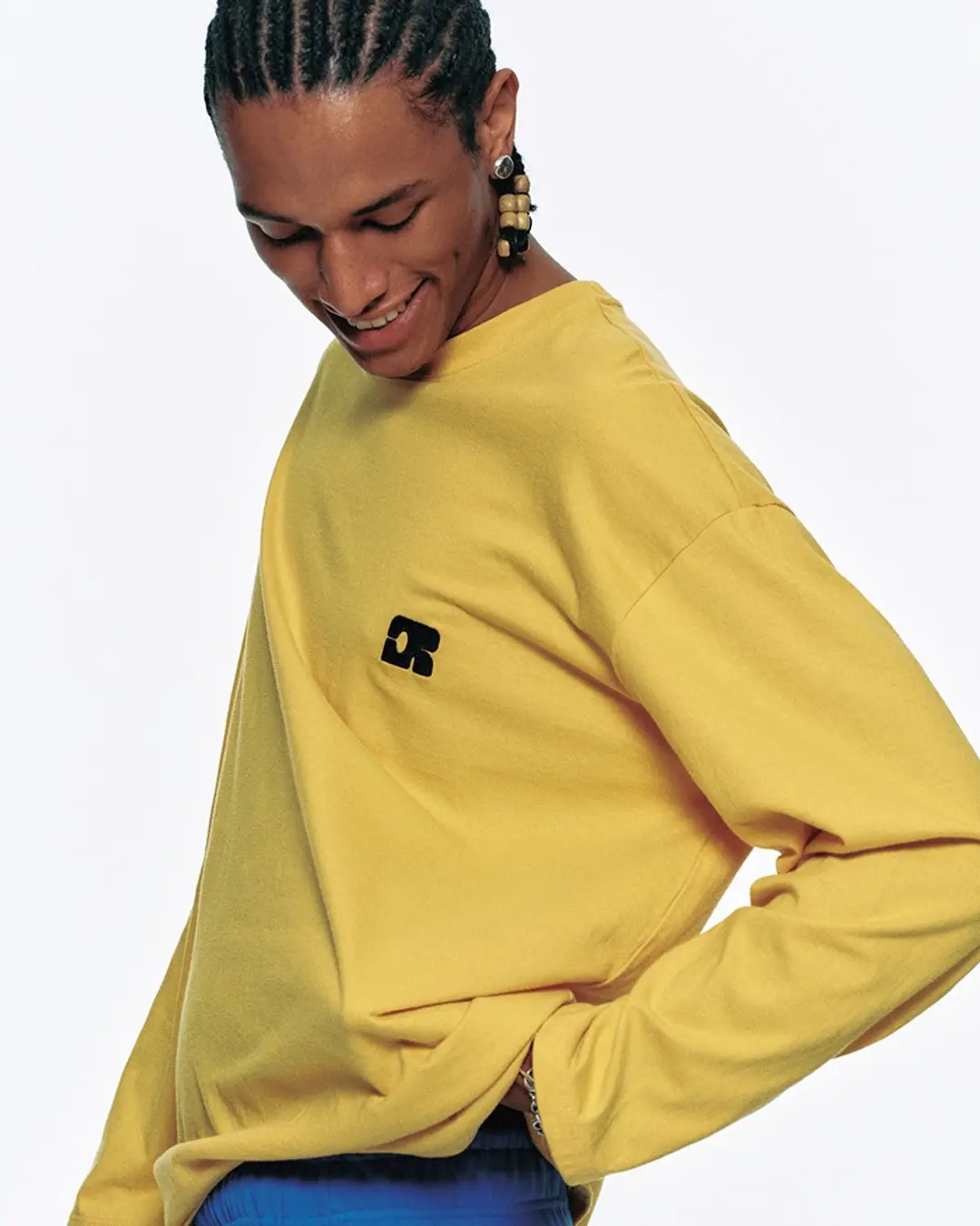 센토르 CENTAUR LONG SLEEVE T-SHIRT_YELLOW 상품 이미지 2