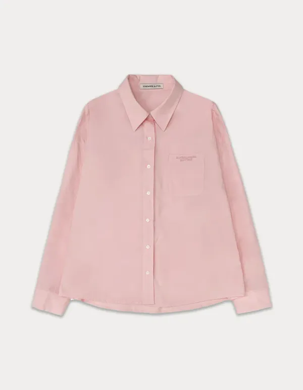 8th / Classic cotton shirt - pink
