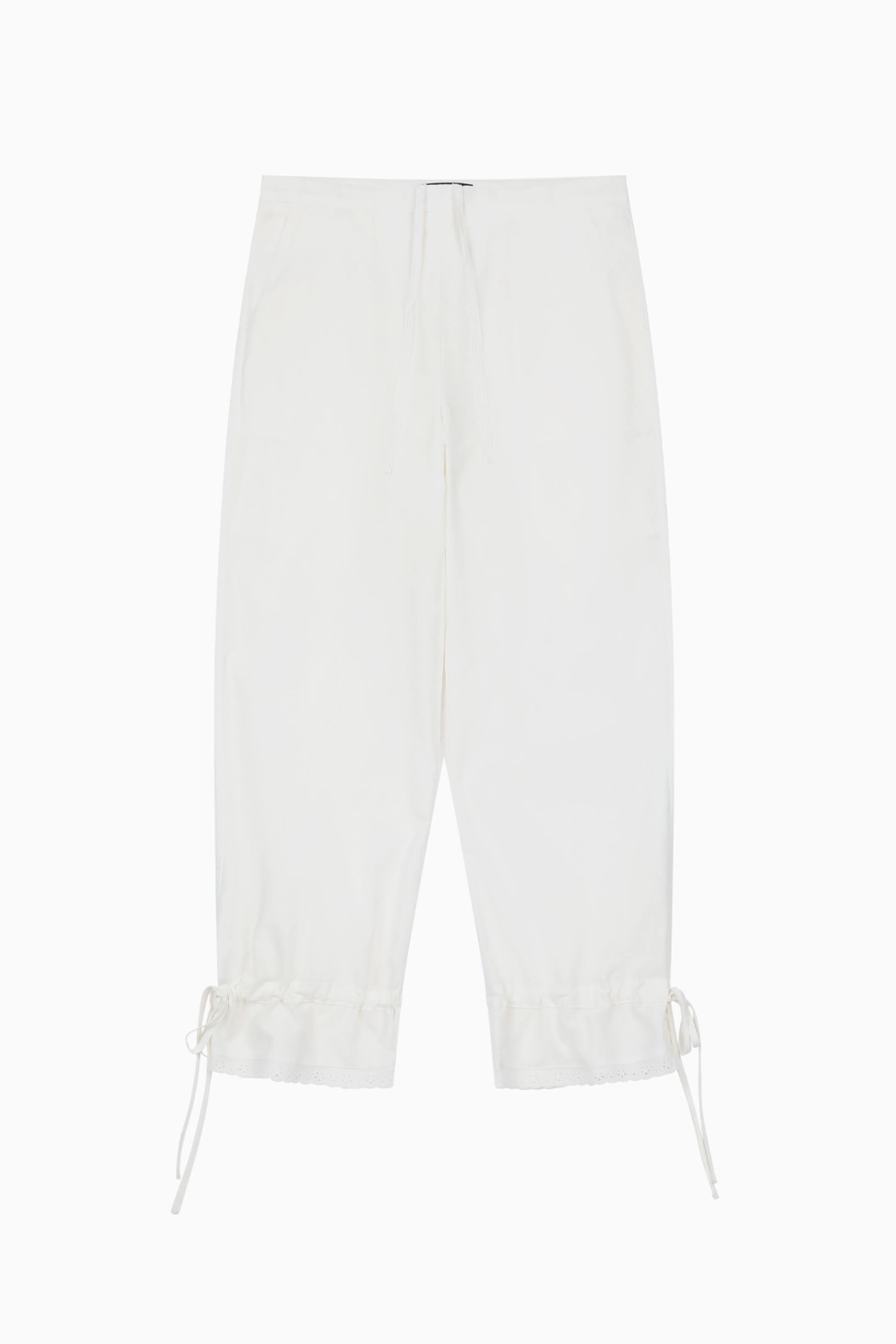오헤시오 LACE STRING PANTS, WHITE 상품 이미지 1