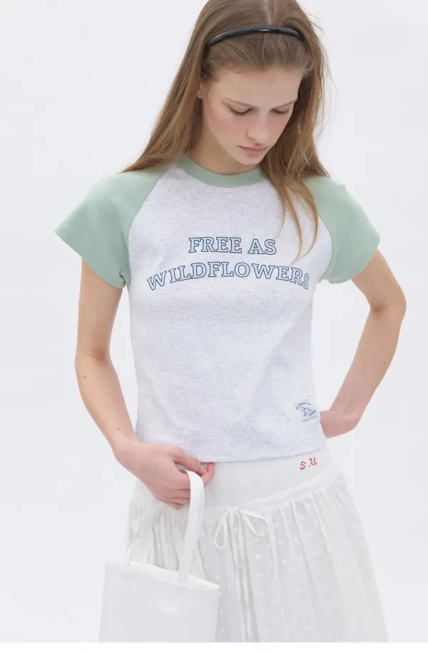Slogan Tshirt Green