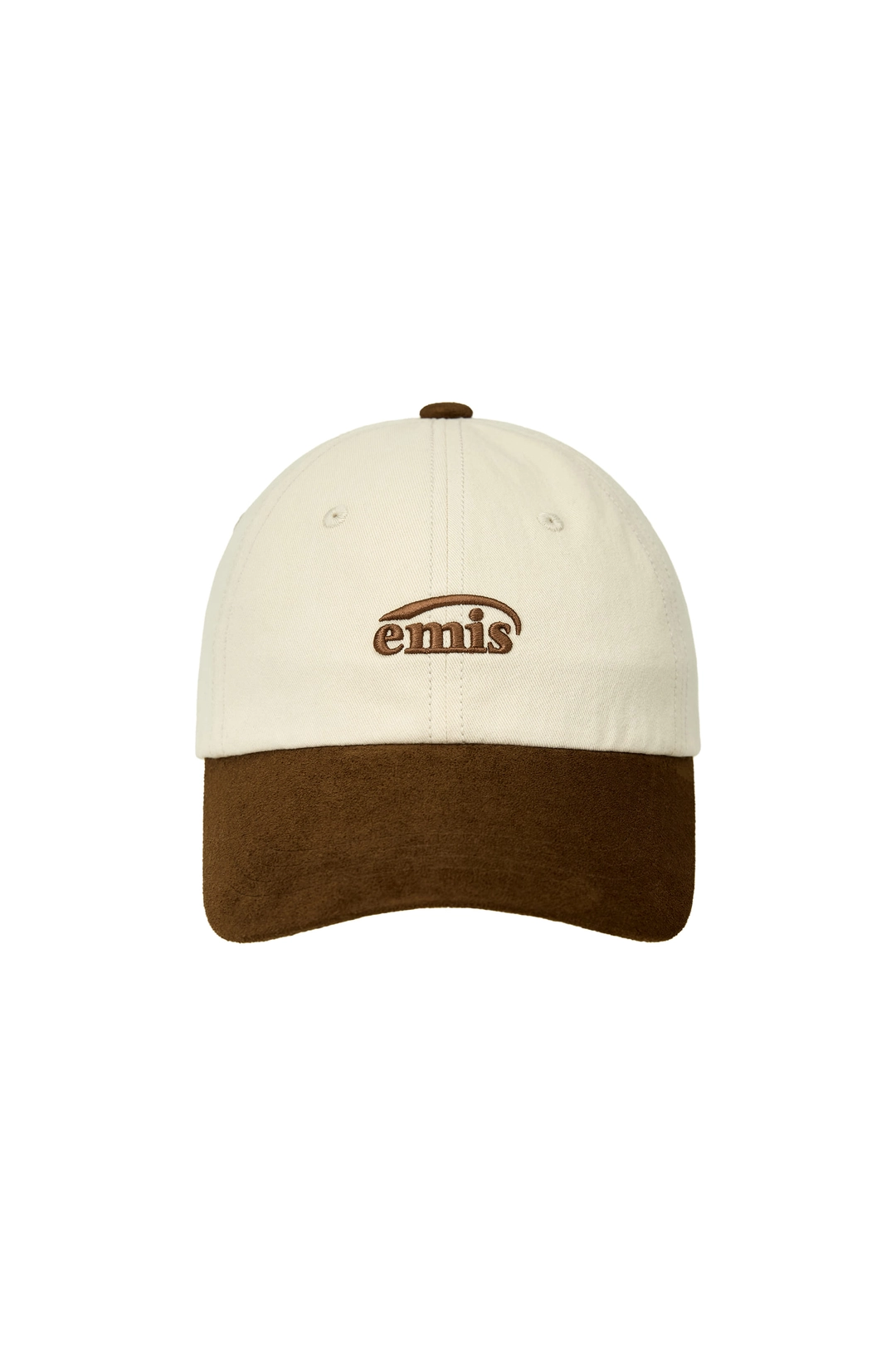 이미스 SMALL LOGO SUEDE BRIM BALL CAP-BEIGE 상품 이미지 1