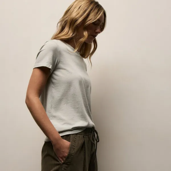 Vintage Little Boy Tee - Celery Pigment