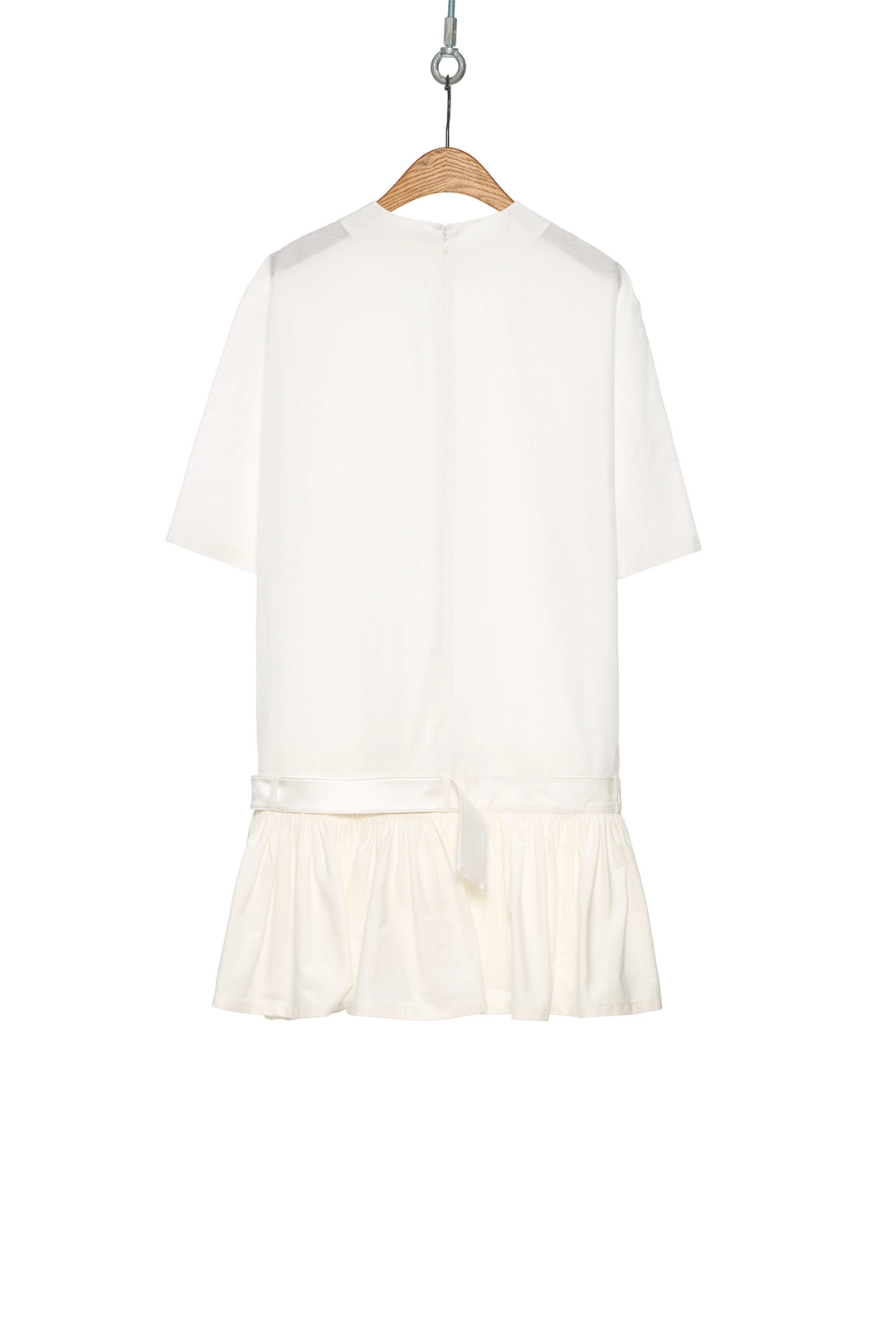 푸쉬버튼 SS25 WHITE PLEATED BELTED DRESS 상품 이미지 3