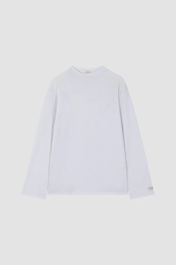 [6/30 PRE-ORDER] STRIPE LONG SLEEVE T-SHIRT_SILVER