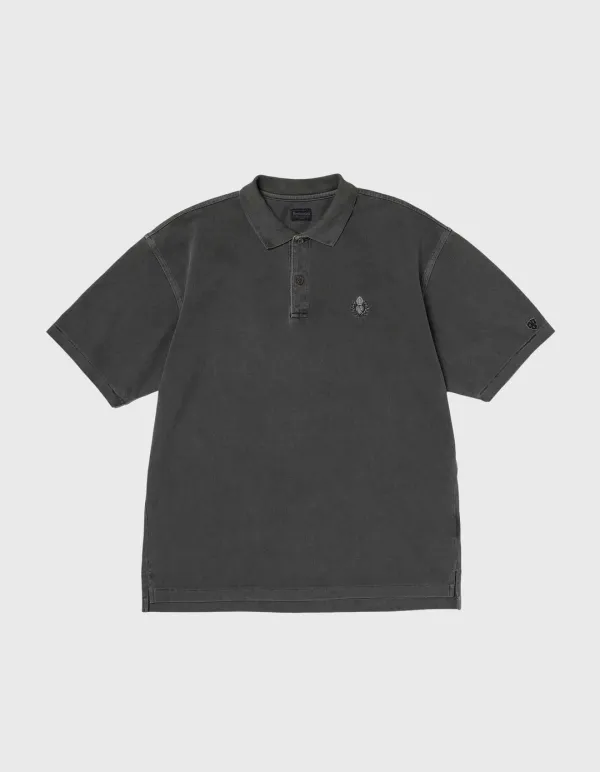CREST PIGMENT PIQUE SHIRT / Charcoal