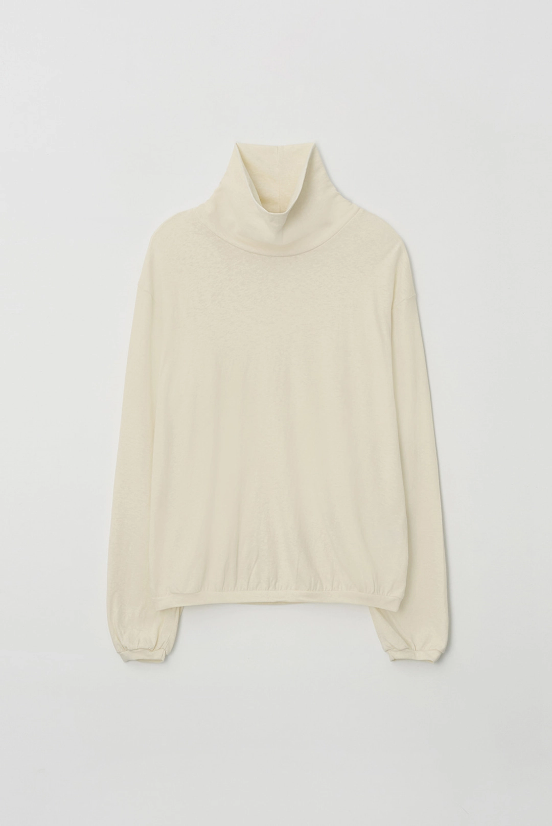 브렌다 브렌든 soft poloneck tee - cream 상품 이미지 2
