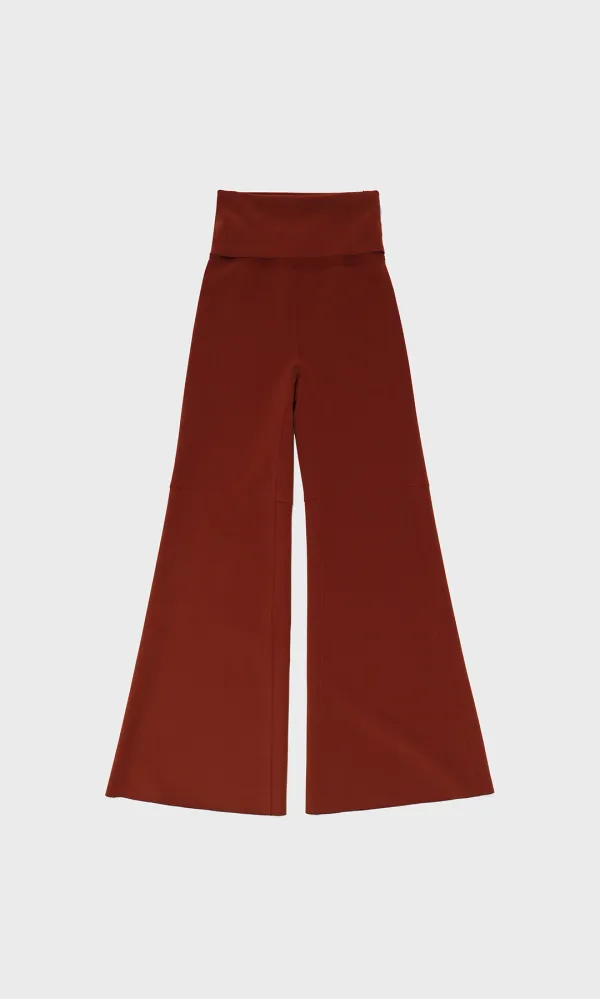 Signature System Dramatic Pants_Rust