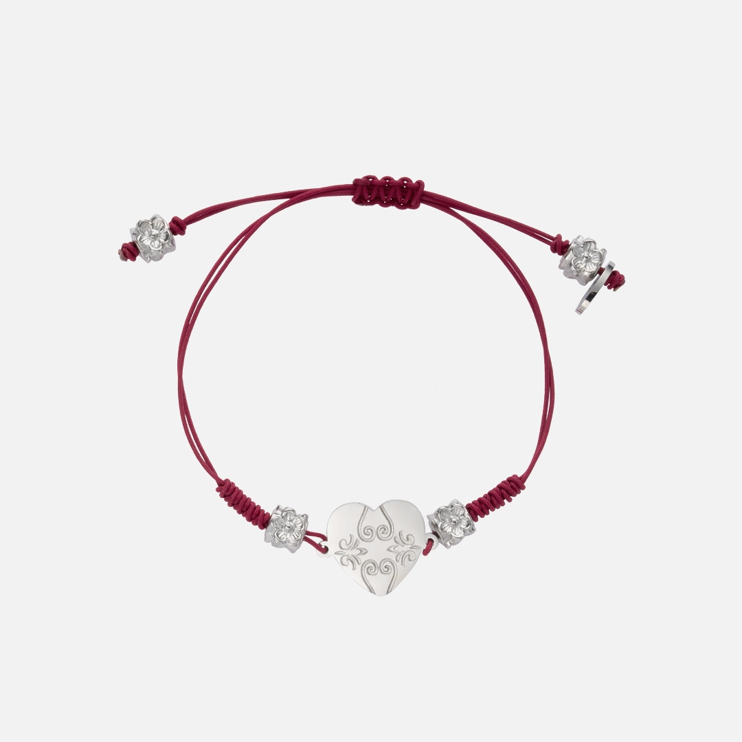 엔프프 heart bloom bracelet-red 상품 이미지 1